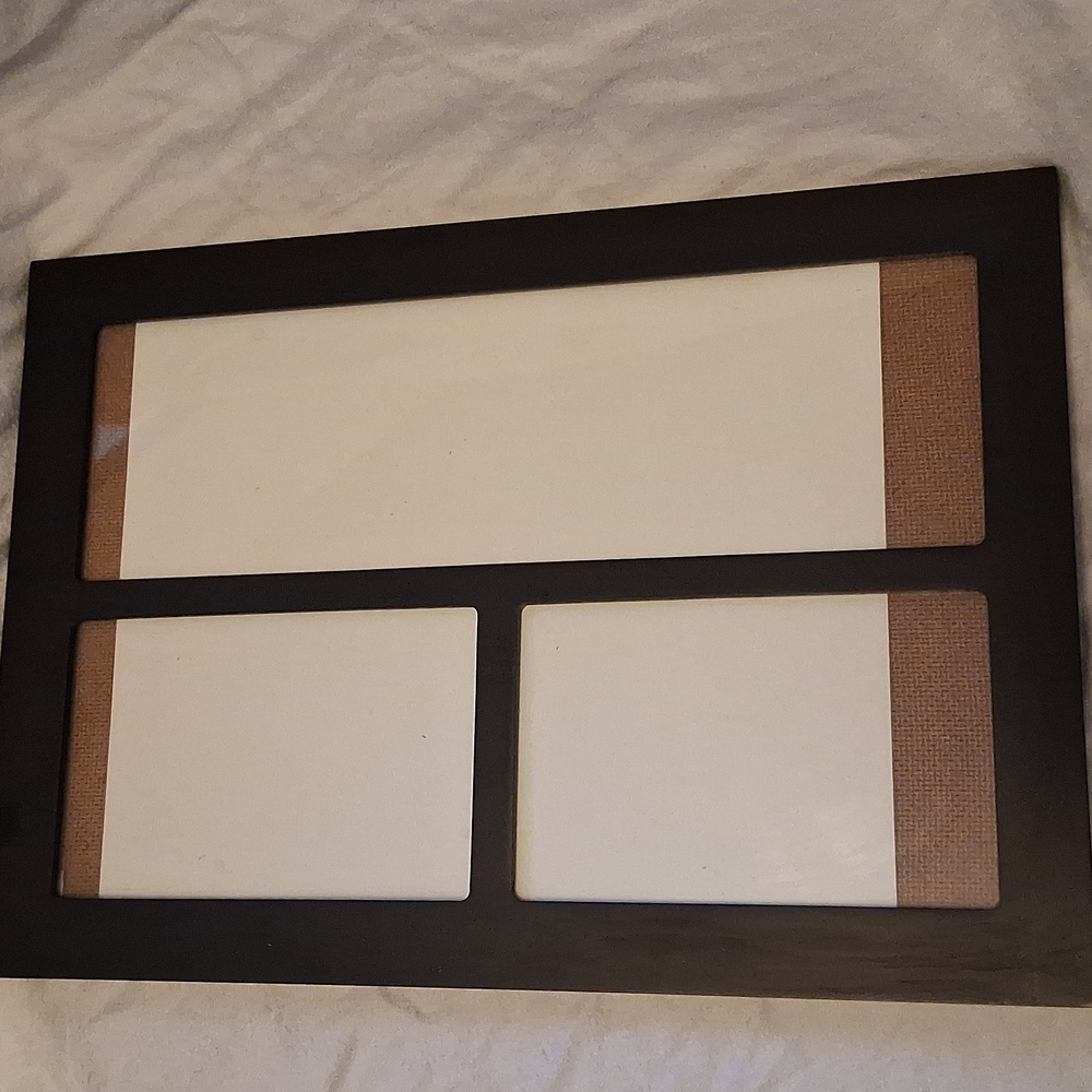 Burnes Of Boston Black and Multi-Photo 3 Collage Picture Frame 9"x13"